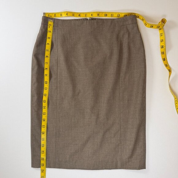 Ann Taylor Taupe Pencil Skirt - Picture 6 of 6
